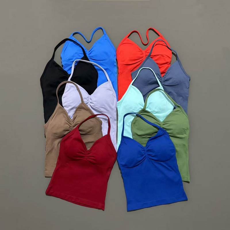 Crossfit Yoga - 여성용 짐 스포츠 탑 심리스 요가