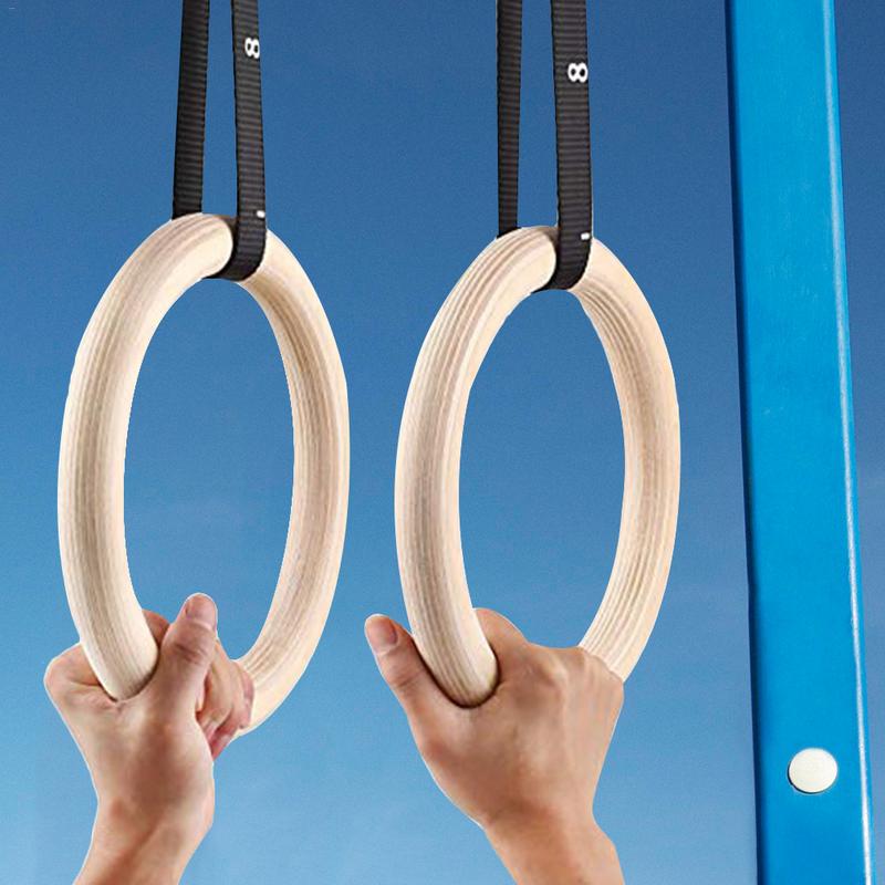 1 조각 자작 나무 체조 링 풀 업 체육관 링 홈 피트 - Gymnastic Ring Wood 리뷰 및 가격